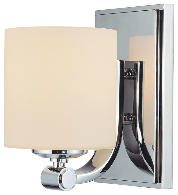 Slide 1-Light Bathroom Vanity Light, Chrome - Contemporary - Bathroom Vanity Lighting - by ...